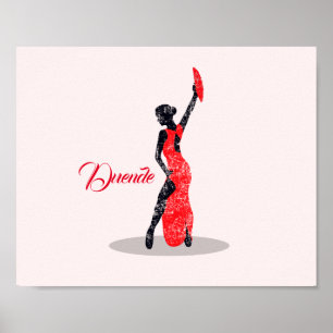 Poster Flamenco Dancer