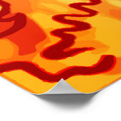 Poster Flamenco Dancer (Hoek)