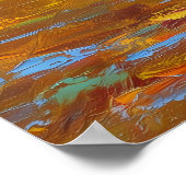 Poster Flamenco en mouvement Danse expressive Impressionn (Coin)