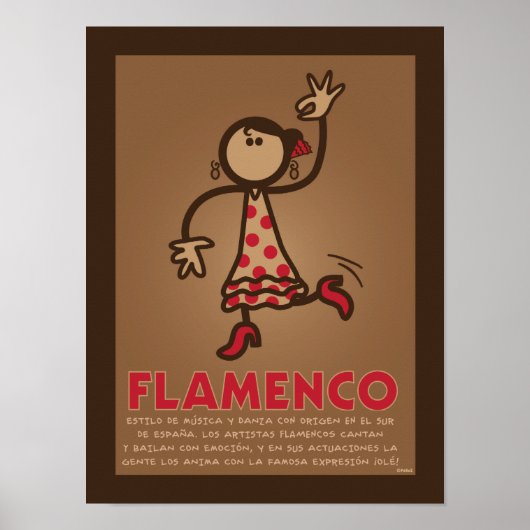 Poster FLAMENCO (versión en español) (Voorkant)