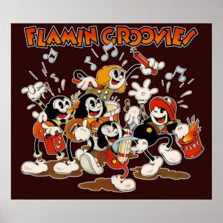 Poster Flamin Groovies Supersnazz