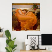 Poster Flaming June - Frederic Lord Leighton (Bureau à domicile)