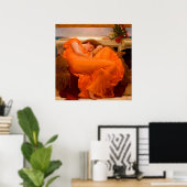 Poster Flaming June par Lord Frederic Leighton (Bureau à domicile)
