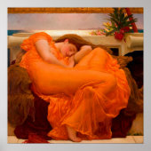 Poster Flaming June par Lord Frederic Leighton (Devant)