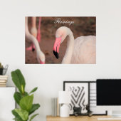 Poster Flamingo (Thuiskantoor)