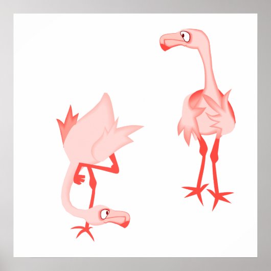 Poster Flamingo (Devant)
