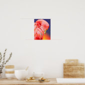 Poster Flamingo sunset (Cuisine)