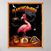 POSTER FLAMINGOWEEN (Devant)