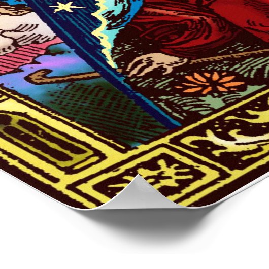 Poster Flammarion Dome Flat Earth (Coin)