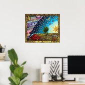 Poster Flammarion Dome Flat Earth (Bureau à domicile)