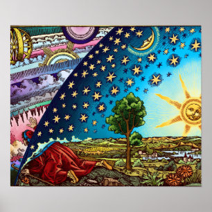 Poster Flammarion Dome - onder de koepel