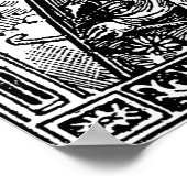 Poster Flammarion Engraving Le Soleil et les étoiles (Coin)