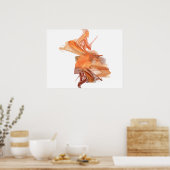 Poster Flamme (Cuisine)