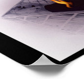 Poster flamme clignotante (Coin)