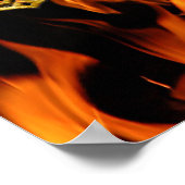 Poster Flamme, Croix (Coin)