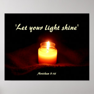 Poster flamme de bougies !