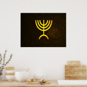 Poster Flamme de Menorah (Cuisine)
