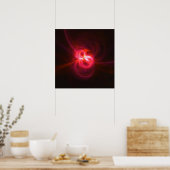 Poster Flamme fractale : Opale I (Cuisine)