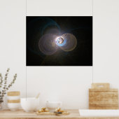 Poster Flamme fractale : Trois (Cuisine)