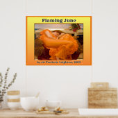 Poster Flamme Juin (Cuisine)
