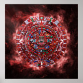 Poster Flamme Mayan Calender (Devant)