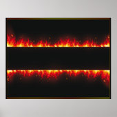 Poster flamme n°2 (Devant)