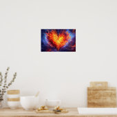 Poster Flamme sacrée de l'amour (Cuisine)