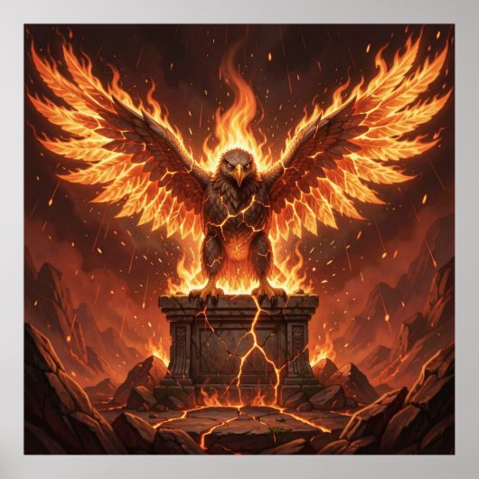 Poster Flamme Souveraine : L'Aigle Esprit (Devant)