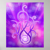 Poster Flamme violette / Feu violet (Devant)