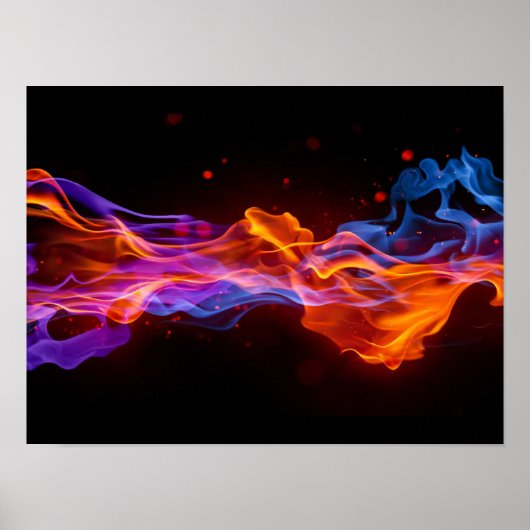 Poster Flammes d'affiche (Devant)