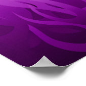 Poster Flammes de course violet cool Flames de broches (Coin)