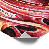 Poster Flammes de l'affiche Phoenix 12"x27" (Coin)