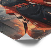 Poster flammes de résolution 3 (Coin)