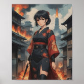 Poster flammes de résolution 4 (Devant)