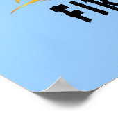 Poster Flammes des pompiers (Coin)