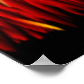 POSTER FLAMMES D'INCENDIE (Coin)