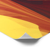 Poster Flammes fractales (Coin)