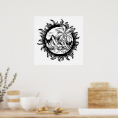 Poster Flânerie À La Découverte Des Lieux Tropicaux (Cuisine)