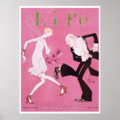 Poster Flapper de couverture du magazine Life 1926 (Devant)