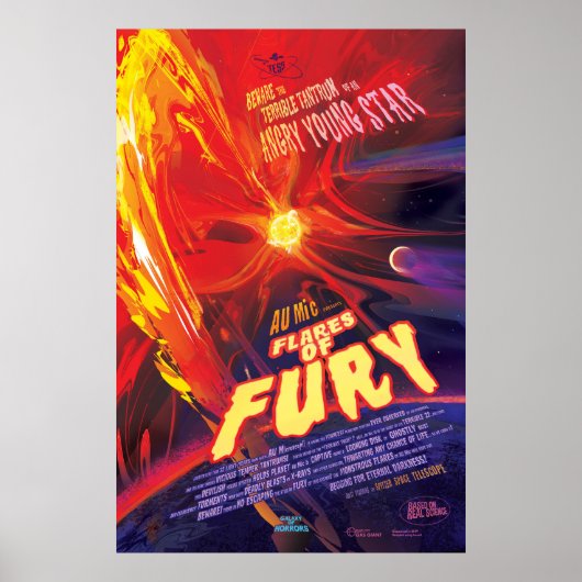 Poster Flares Of Fury Poster, Au Microscopii. (Devant)
