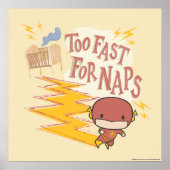Poster Flash Chibi | Trop Rapide Pour Les Naps (Devant)