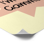 Poster Flash d'information je suis les T-shirts et les ca (Coin)