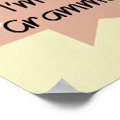 Poster Flash d'information je suis T-shirts et cadeaux d' (Coin)