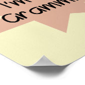 Poster Flash d'information je suis T-shirts et cadeaux d' (Coin)