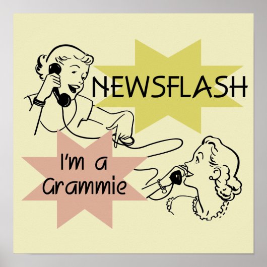 Poster Flash d'information je suis T-shirts et cadeaux d' (Devant)