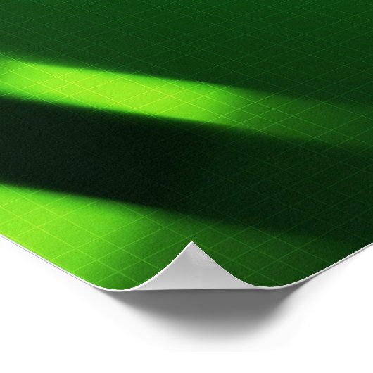 Poster Flash vert (Coin)