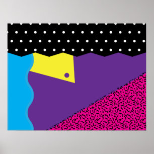 Poster Flashback vers l'affiche des années 80