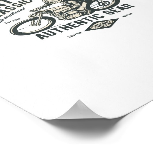 Poster Flat Track (Coin)