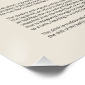 Poster Flat White Coffee (Coin)