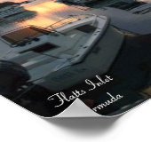 Poster Flatts Inlet - Bermudes (Coin)